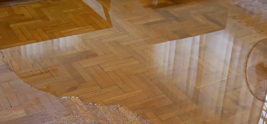 Laminate Wood Floor Water Damage Repair in Fargo